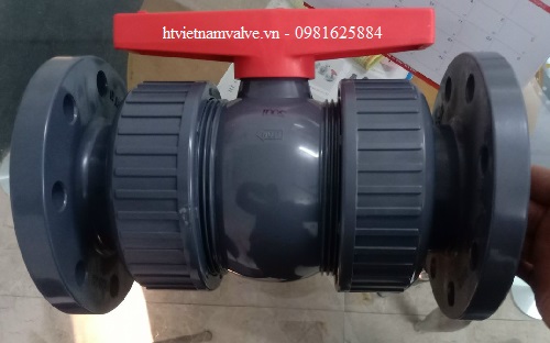 Van bi nhựa lắp bích 10 van-bi-nhua