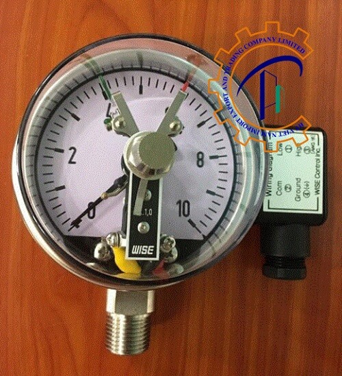 Đồng hồ đo áp suất Wise 14 dong-ho-3-kim-tiep-diem-wise