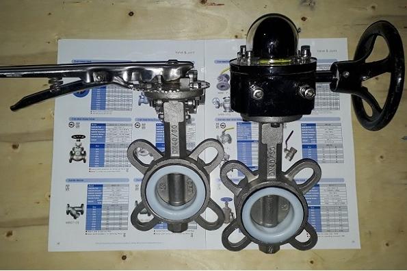 Van bướm inox Wonil 15 Van bướm inox Wonil đã được kiểm định chất lượng chưa